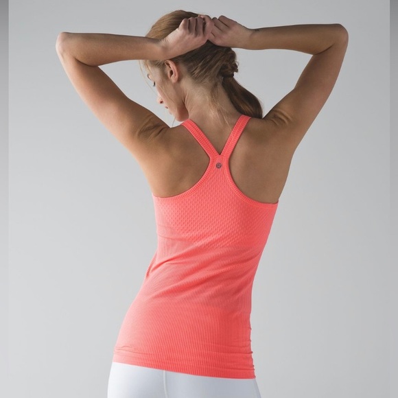 lululemon athletica Tops - Lululemon Ebb To Street Tank Heathered Grapefruit